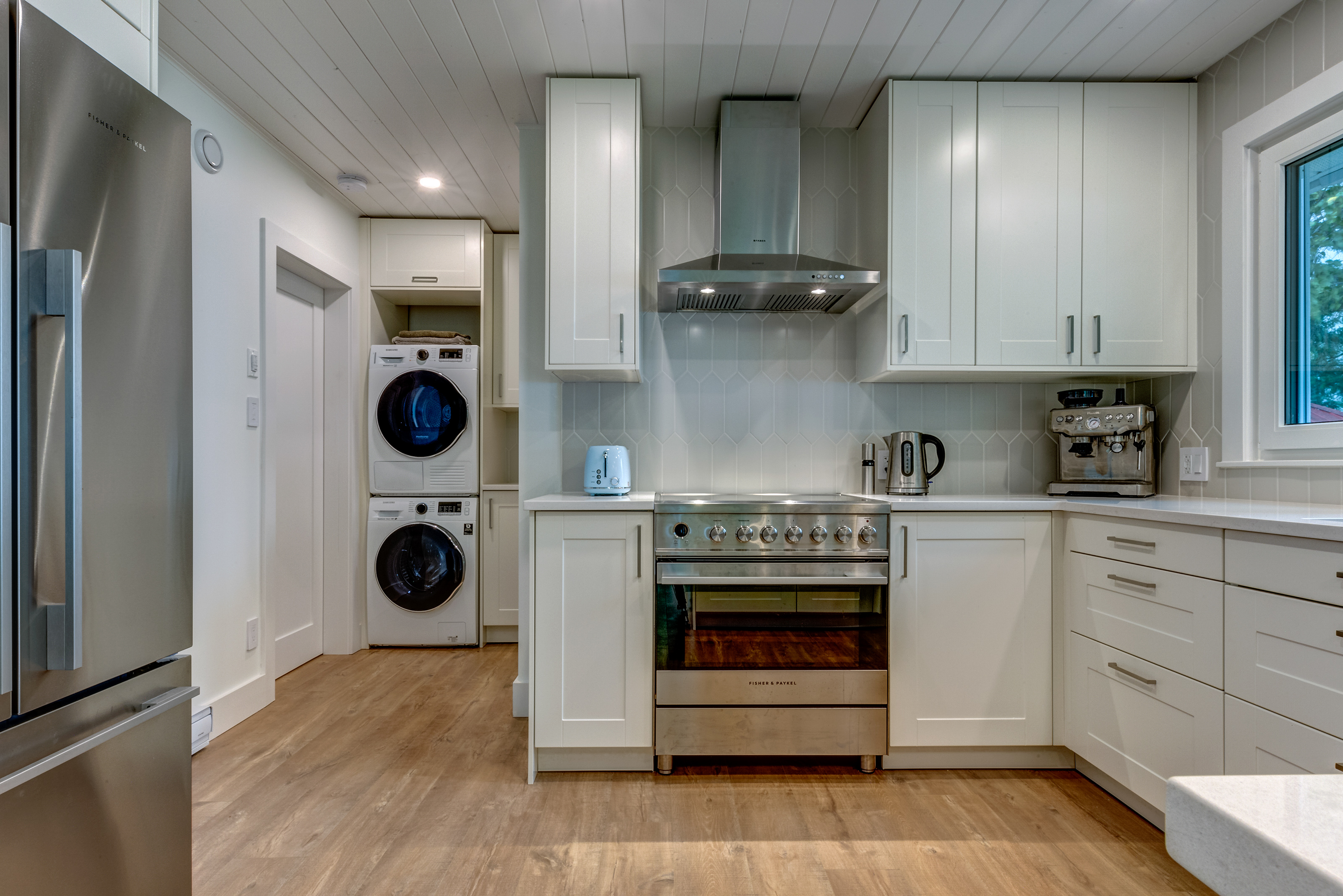 Energy efficient appliances in Net Zero Home renovation by RenoMark member RDC Fine Homes – Whistler, BC 