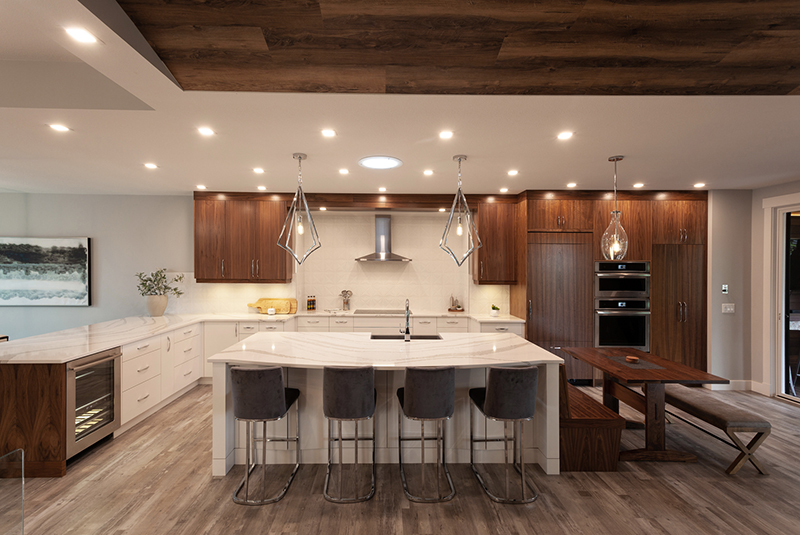 Walnut Kitchen by Ultimate Renovations in Calgary, AB