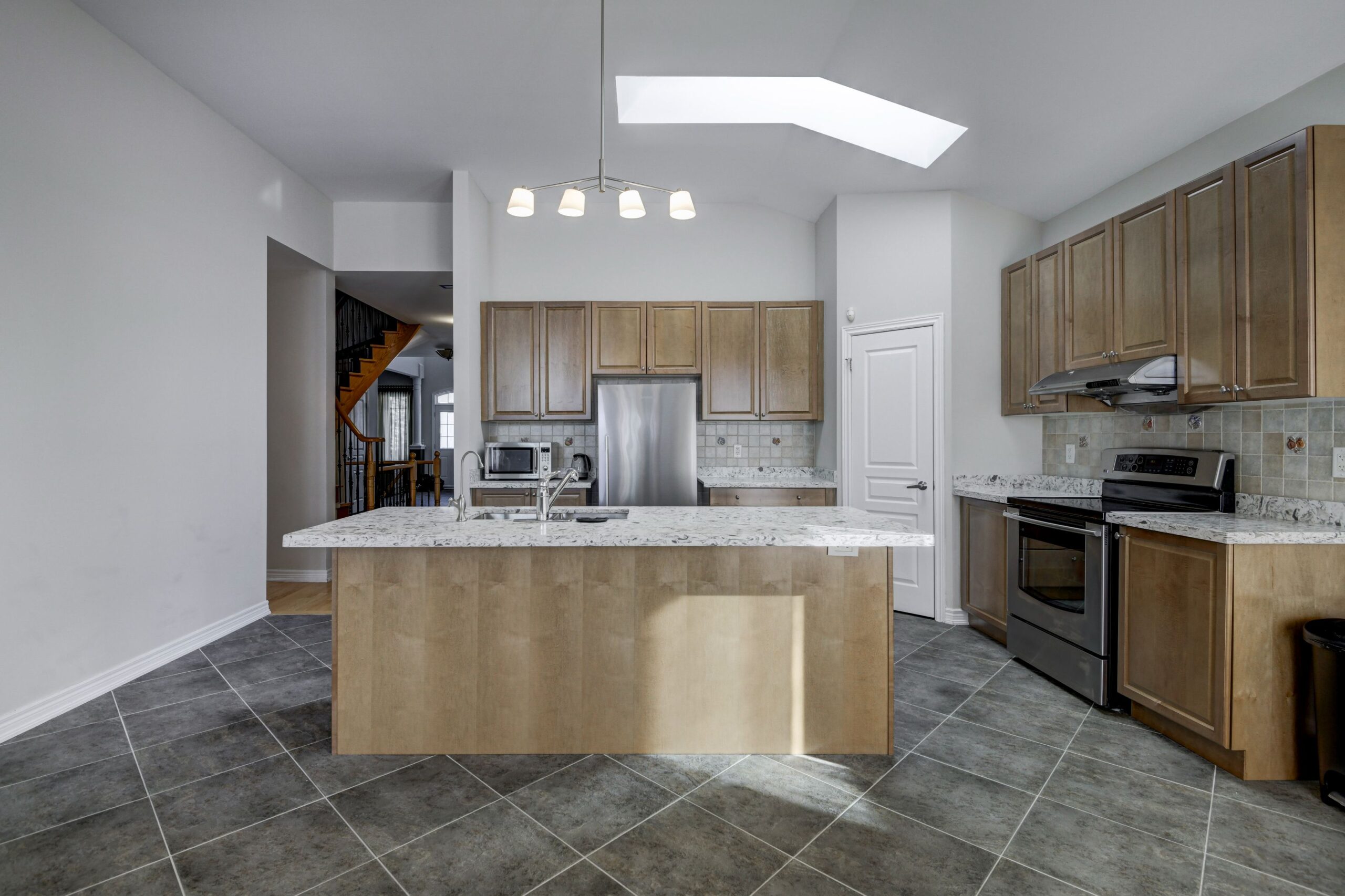 Kitchen Before - Outdated and boring