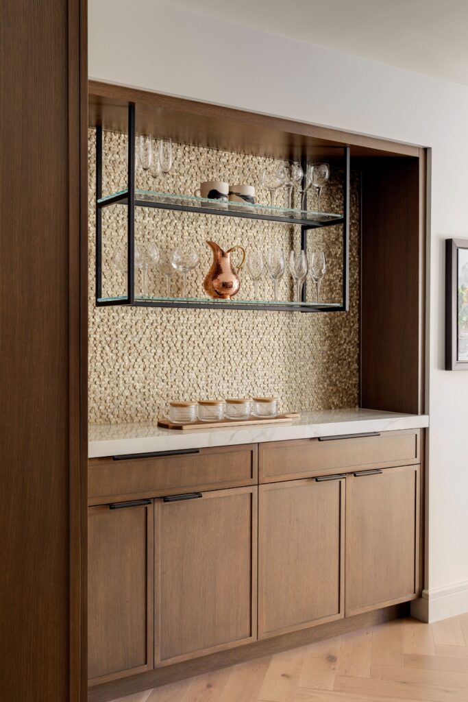 beautiful modern kitchen, with coffee bar