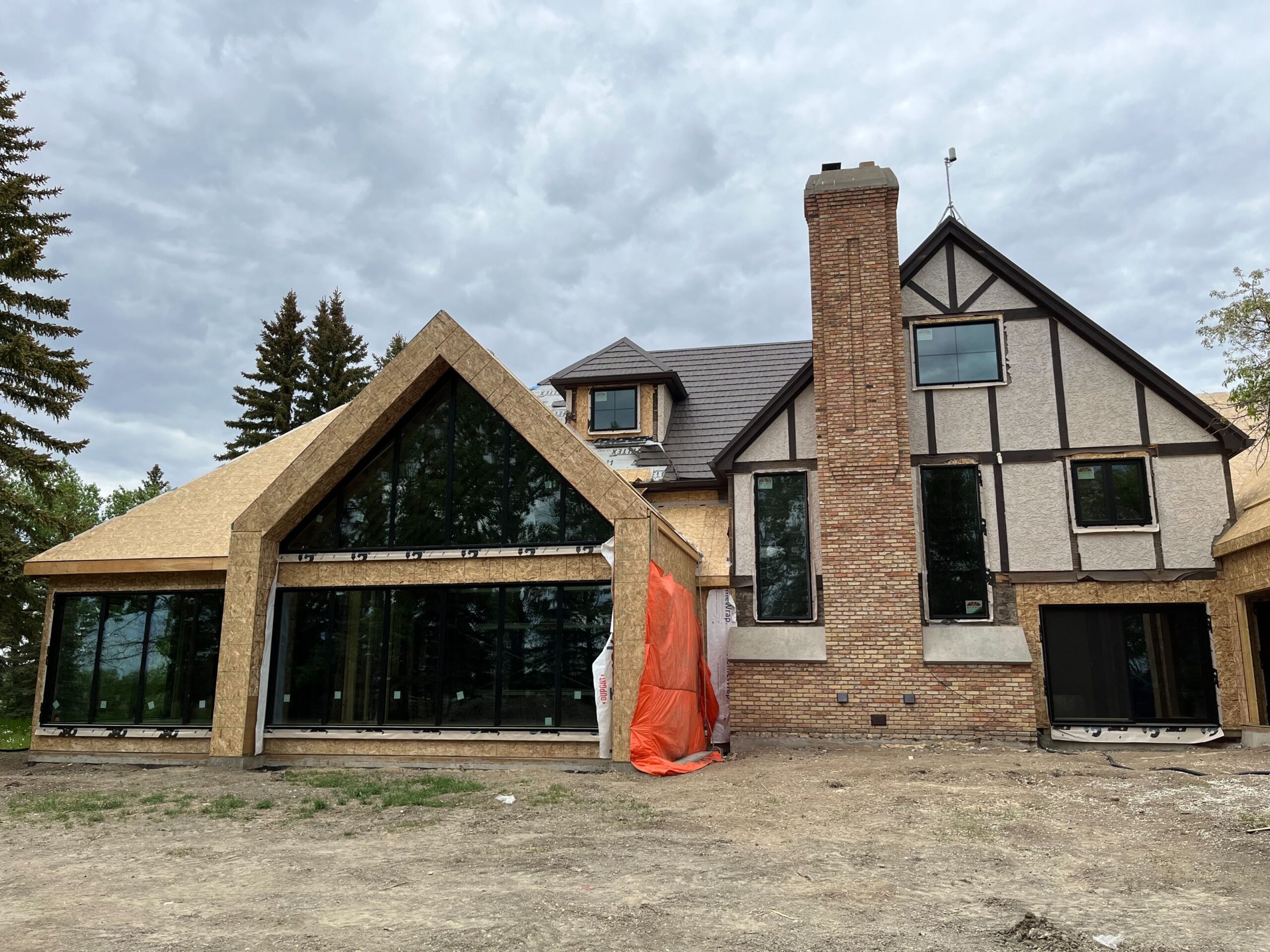 Exterior before