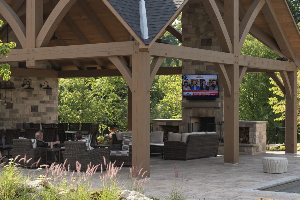 Outdoor living room concept