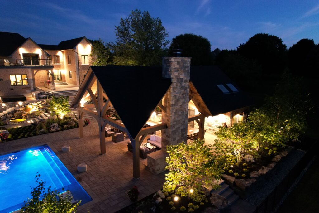 Traditional brick facade