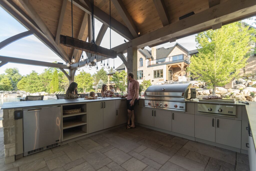 Modernized backyard retreat