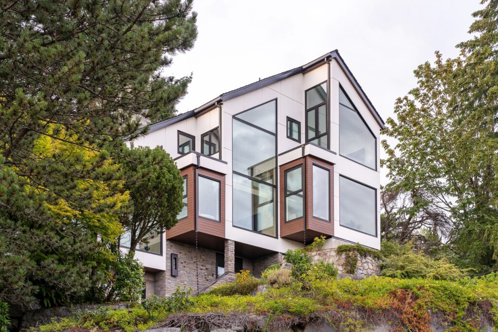 Metal-frame windows designed for strong coastal winds