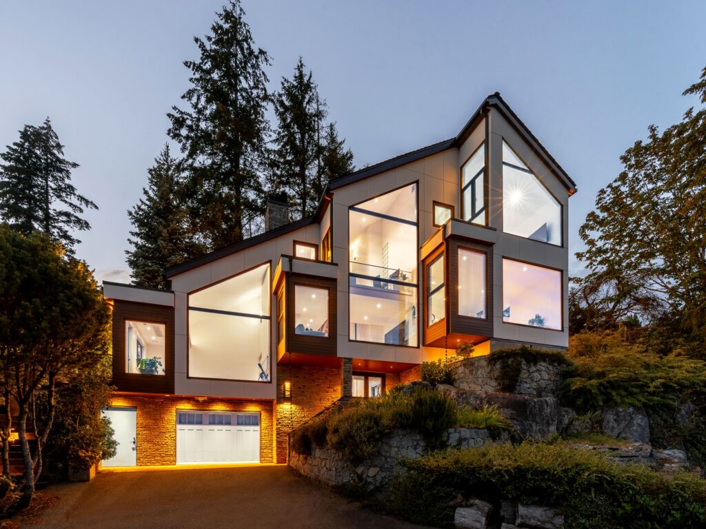 Modern oceanside home renovation in West Vancouver