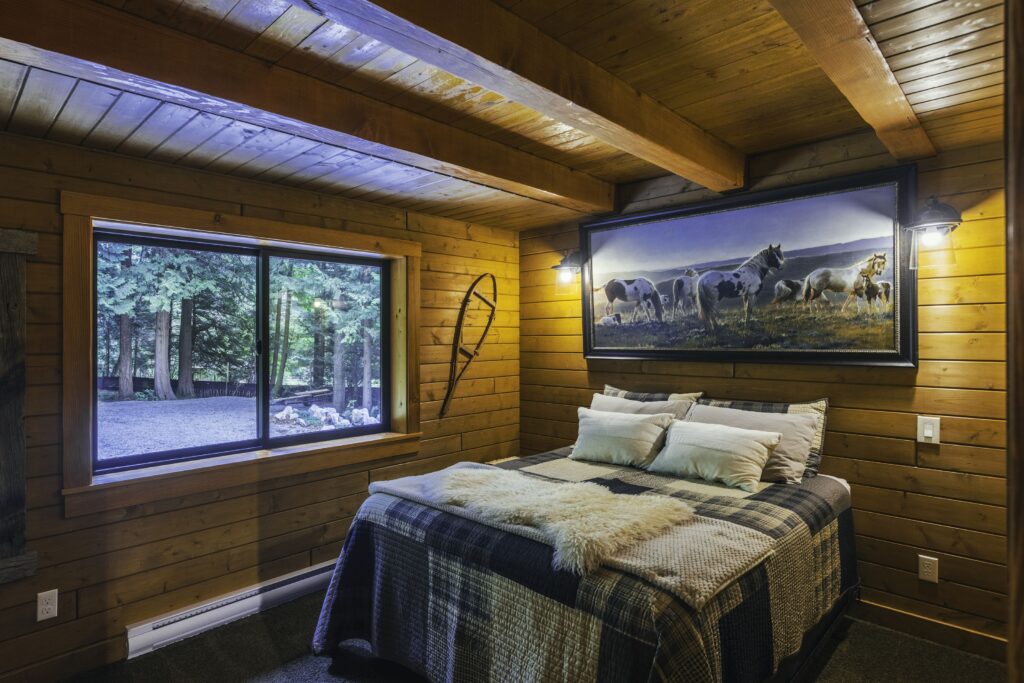 High-end finishes in rustic setting