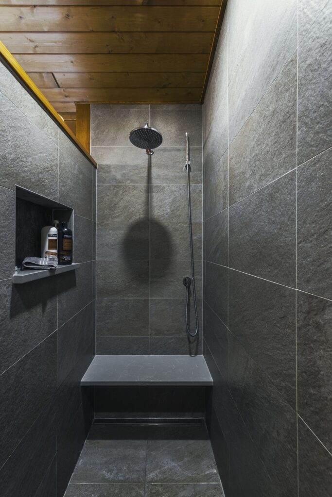modern shower
