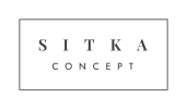 A rectangular logo with the word SITKA in large, spaced-out letters above the word CONCEPT in smaller letters, all enclosed in a thin black border—perfect for highlighting your brand during October is Renovation Month.