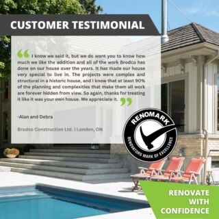 Looking to hire a contractor? Don't forget to seek feedback from their past clients. Testimonials can help you make informed decisions on whether or not the contractor is right for you. Check out this testimonial below ⬇️ @brodco.construction